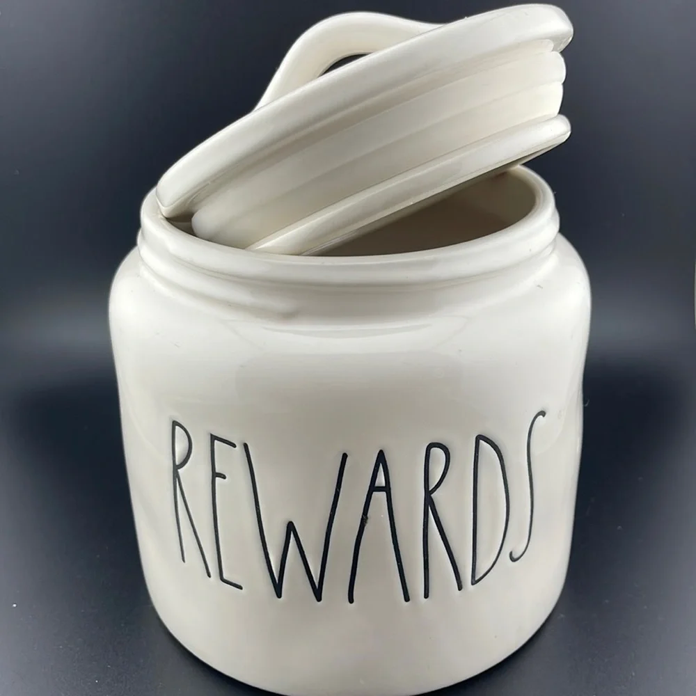 Rae Dunn “Rewards” Canister